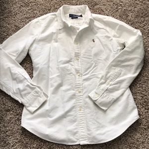 Polo Ralph Lauren White Oxford